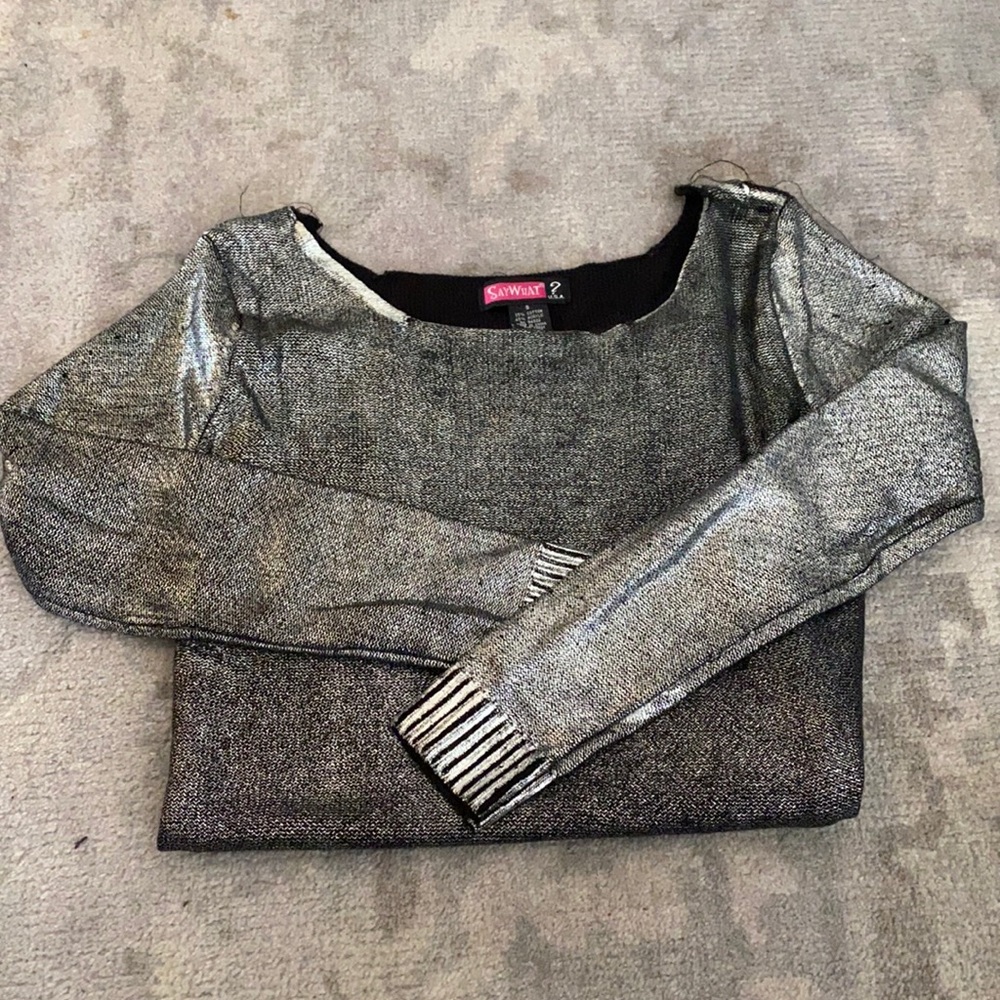 Gorgeous Metallic Sweater